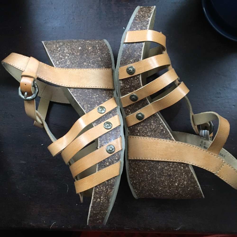 Blowfish Strappy Wedge Sandals